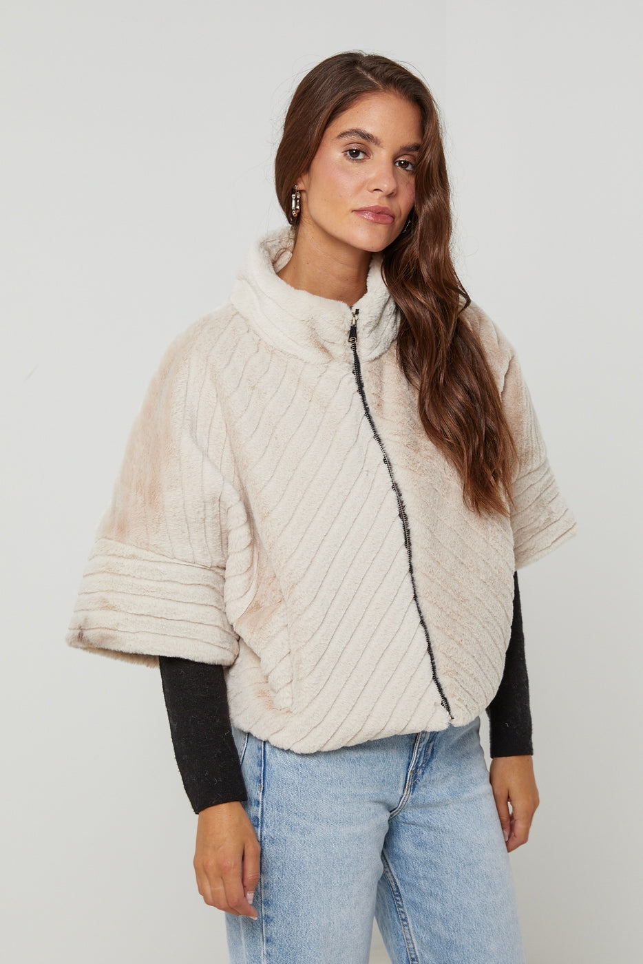 Fausse Fourrure 67158 - Beige