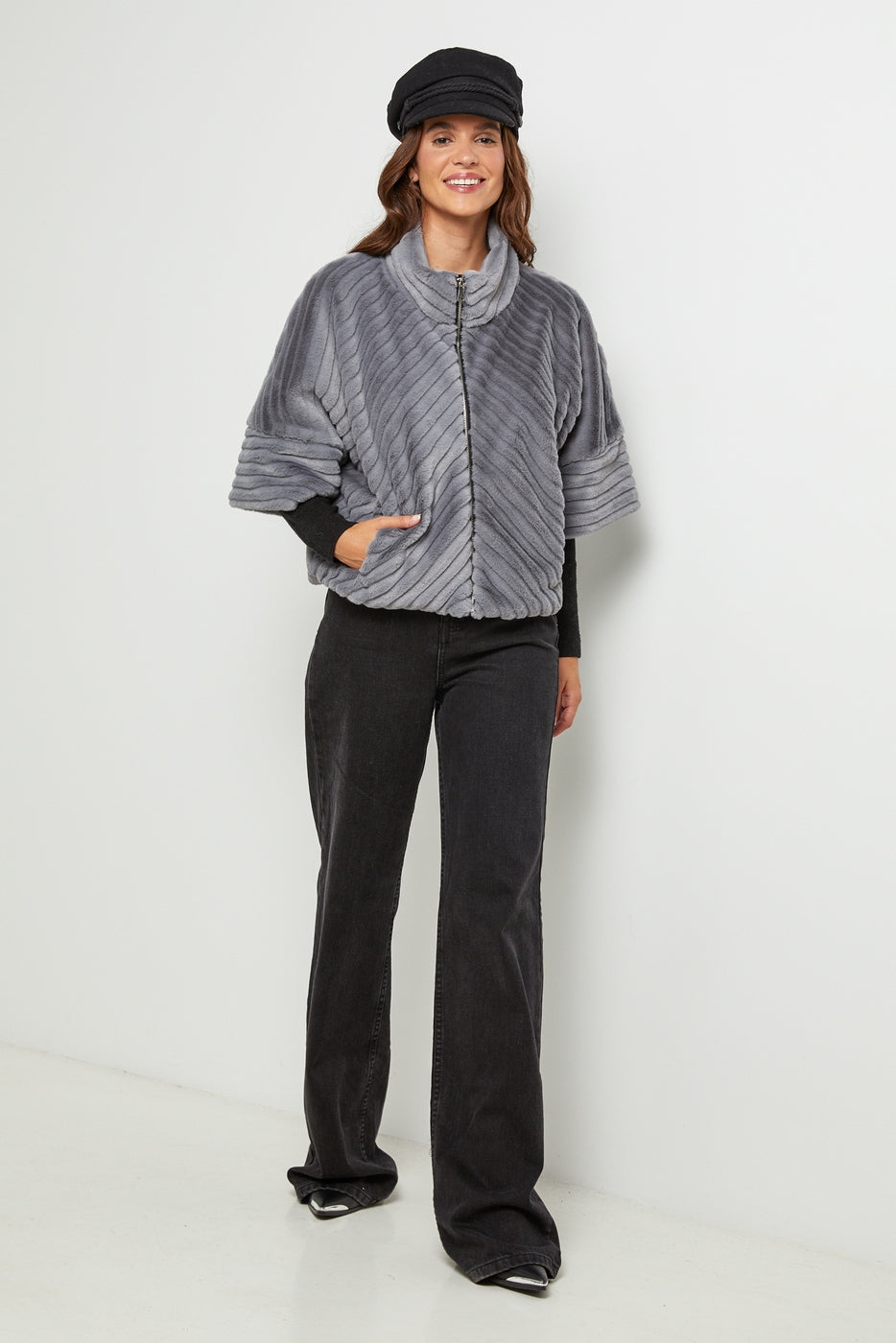 Fausse Fourrure 67158 - Gris