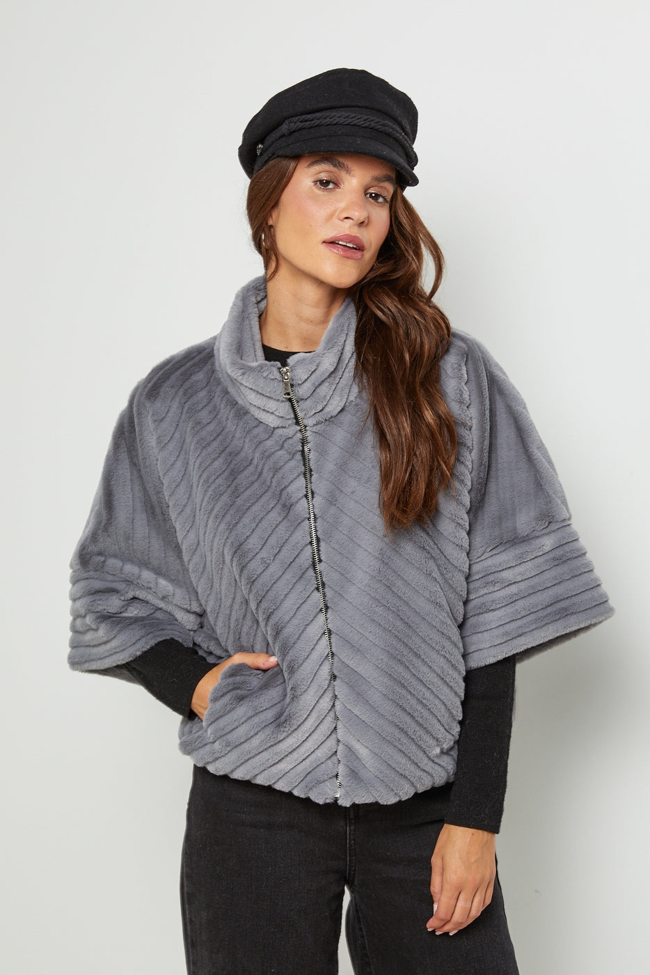 Fausse Fourrure 67158 - Gris