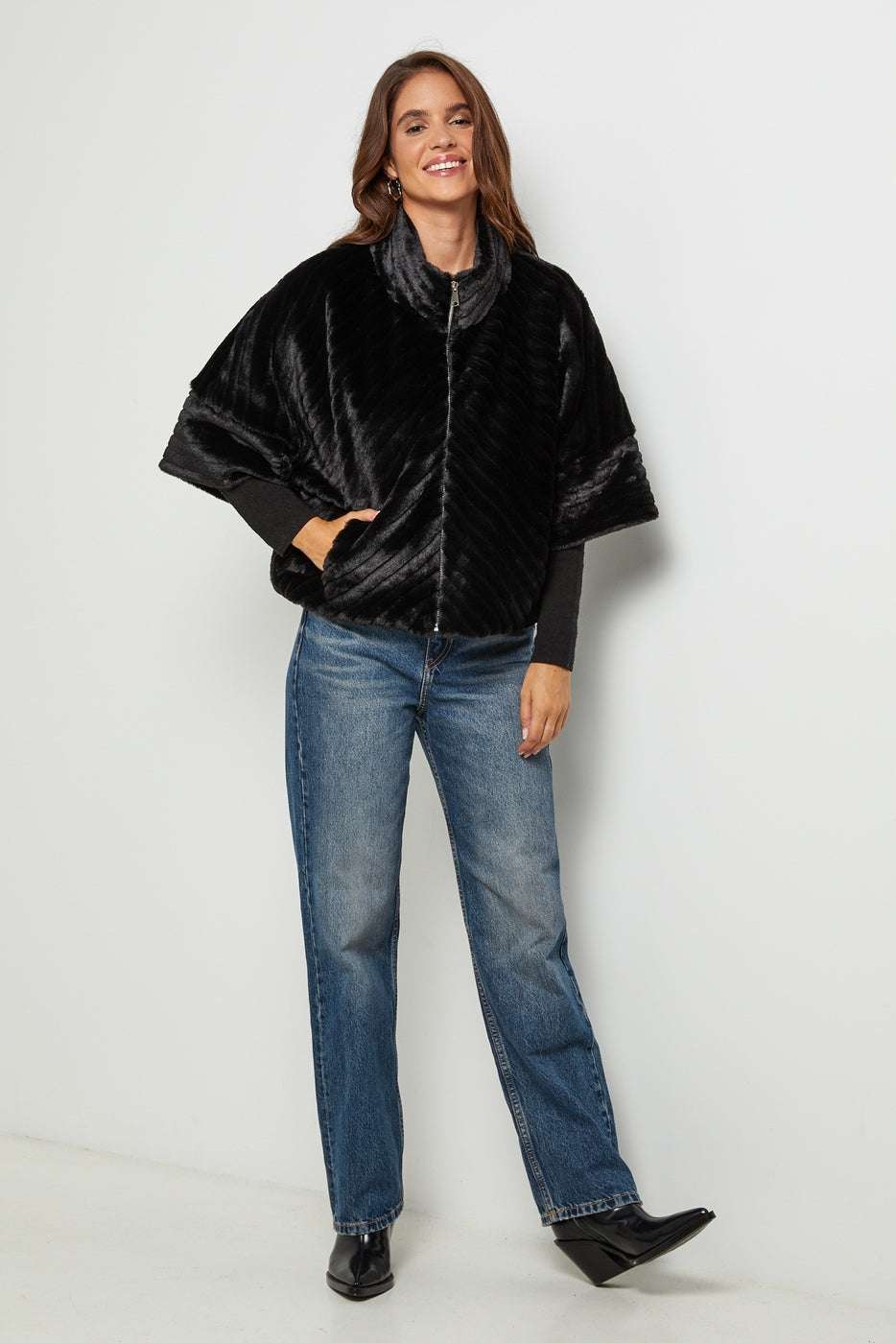 Fausse Fourrure 67158 - Noir