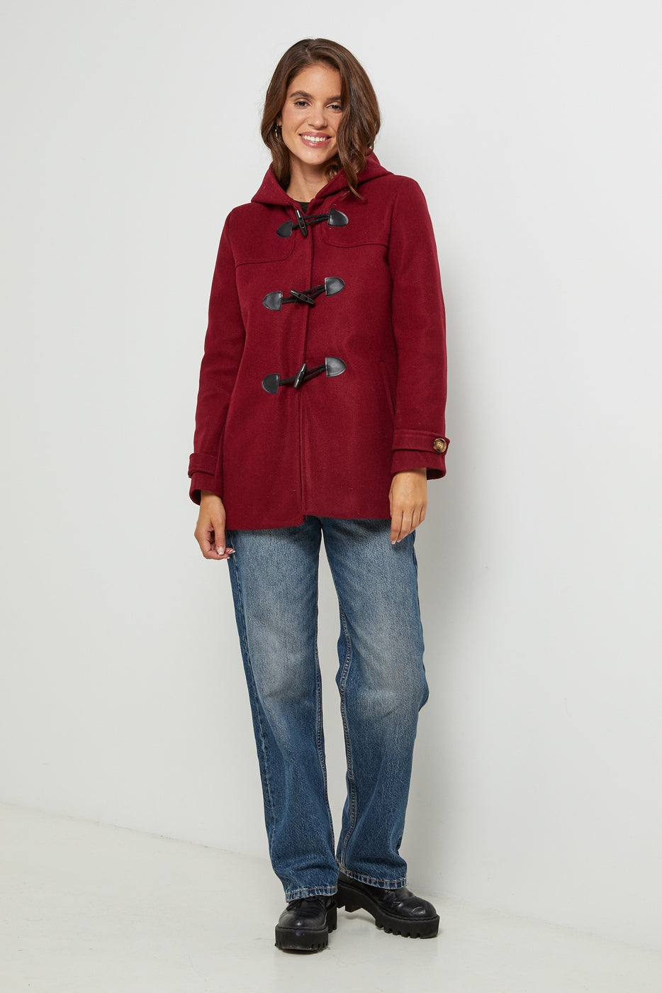 Manteau 672 - Bordeaux