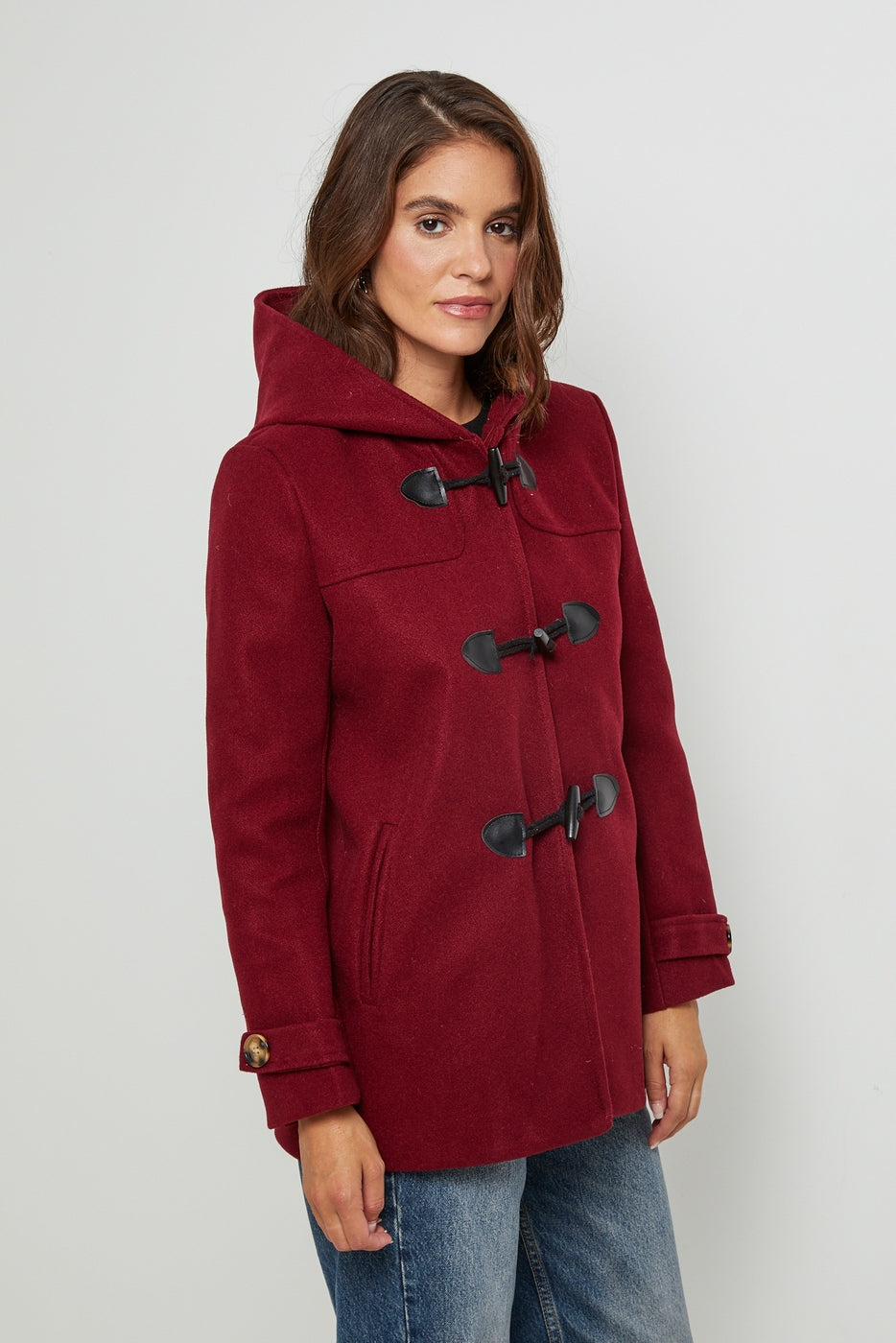 Manteau 672 - Bordeaux