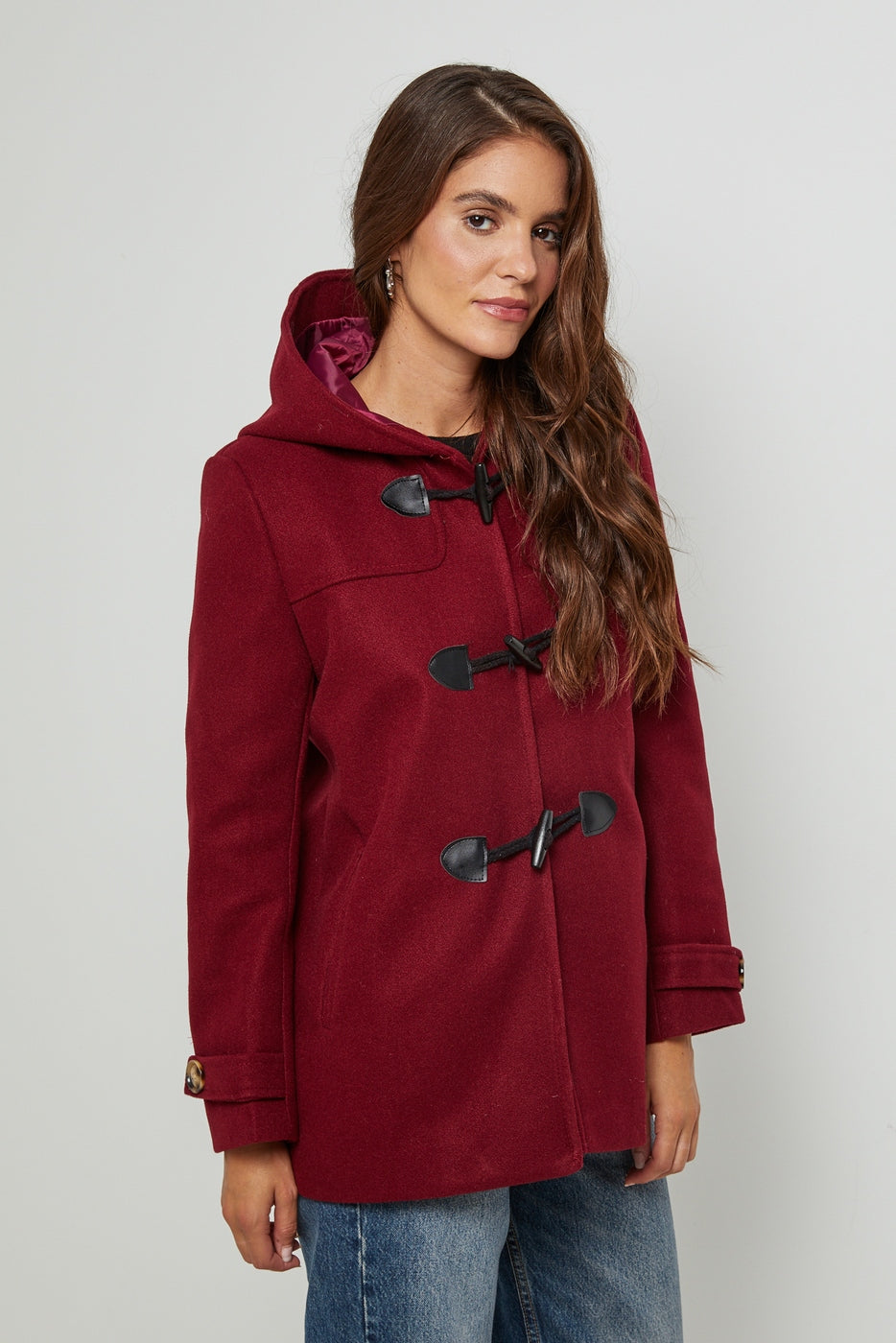 Manteau 672 - Bordeaux