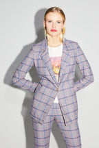 Le Blazer Jimmy Tartan Pink