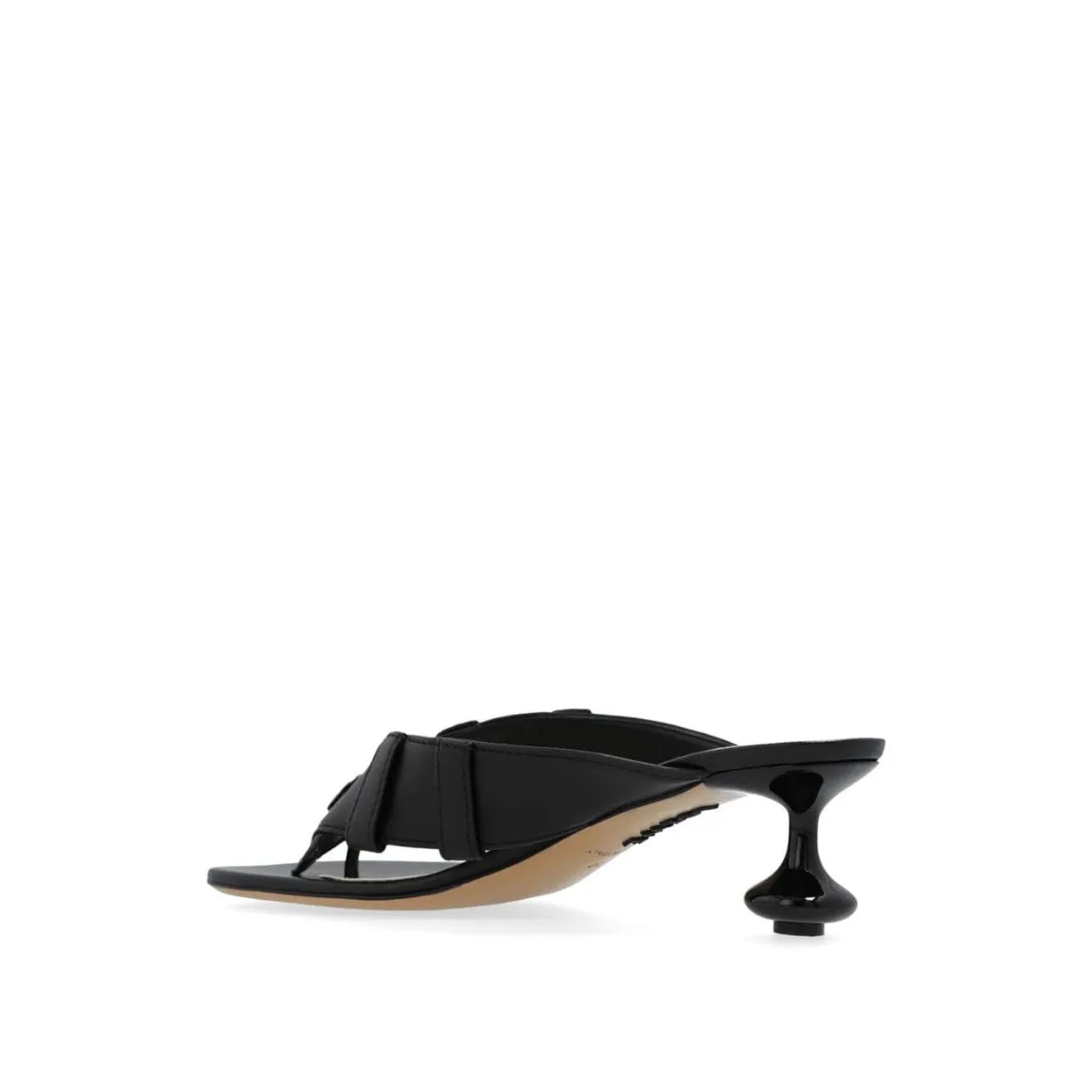 Sandales Loewe Toy Panta 45Mm Leather - Black - Femme