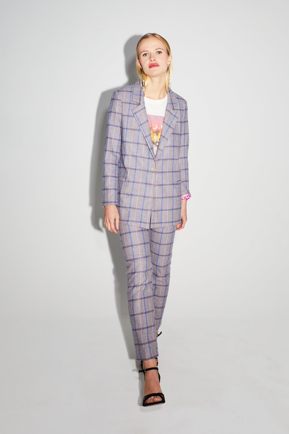 Le Pantalon Silvana Tartan Pink