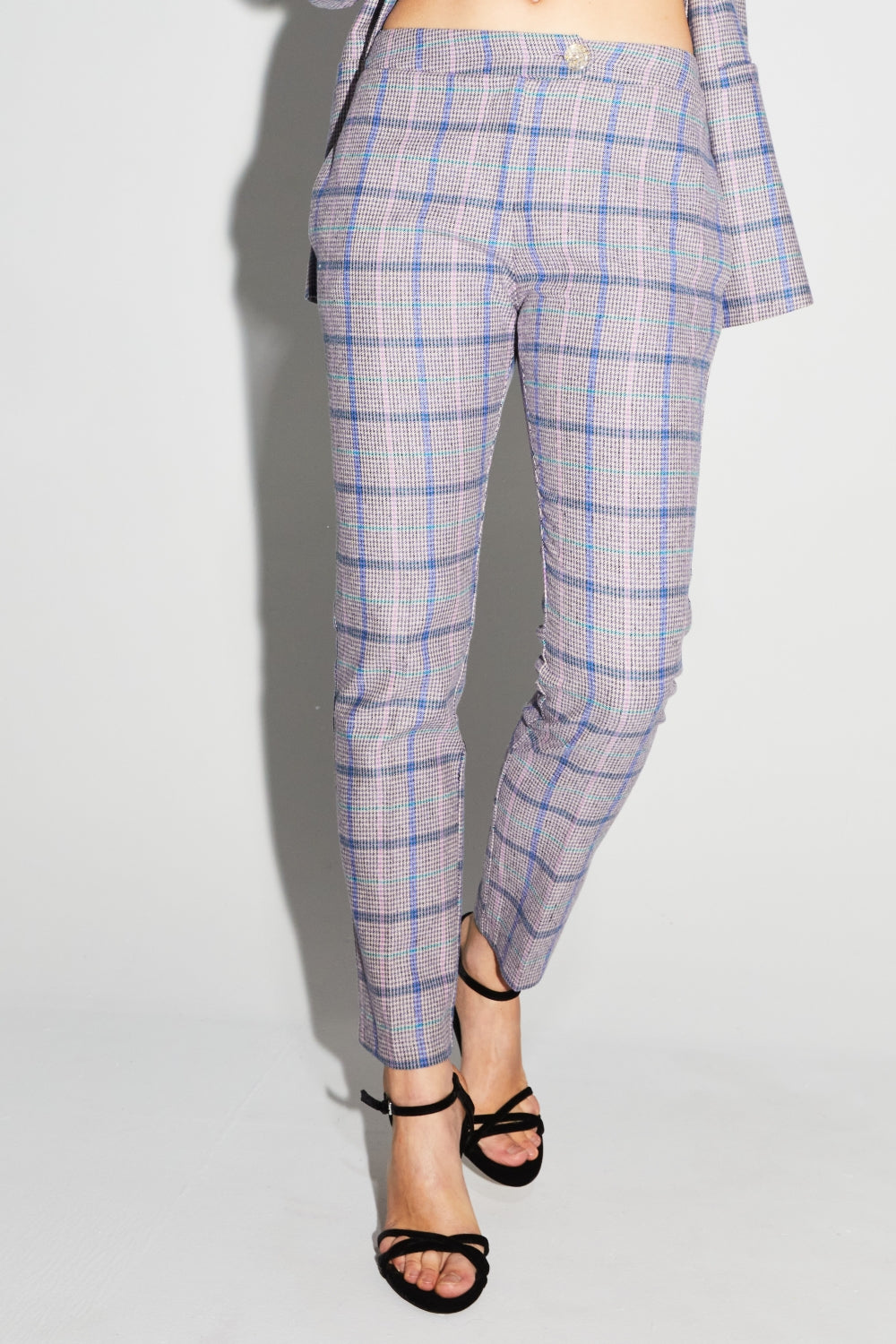 Le Pantalon Silvana Tartan Pink