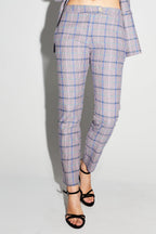 Le Pantalon Silvana Tartan Pink