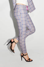 Le Pantalon Silvana Tartan Pink