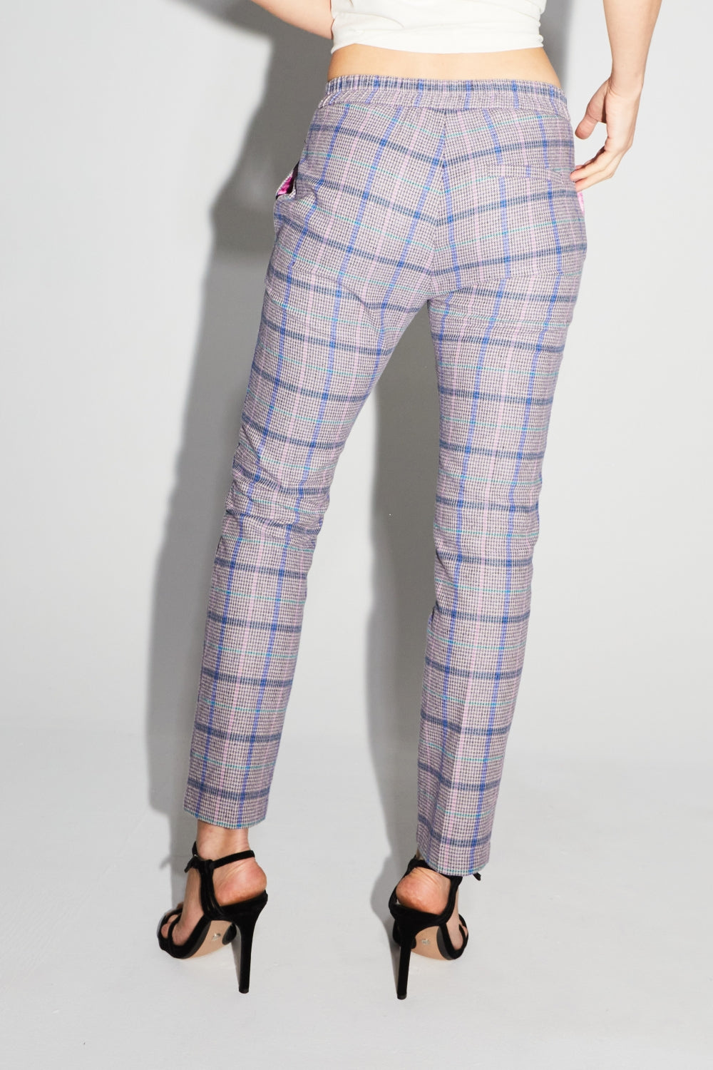 Le Pantalon Silvana Tartan Pink