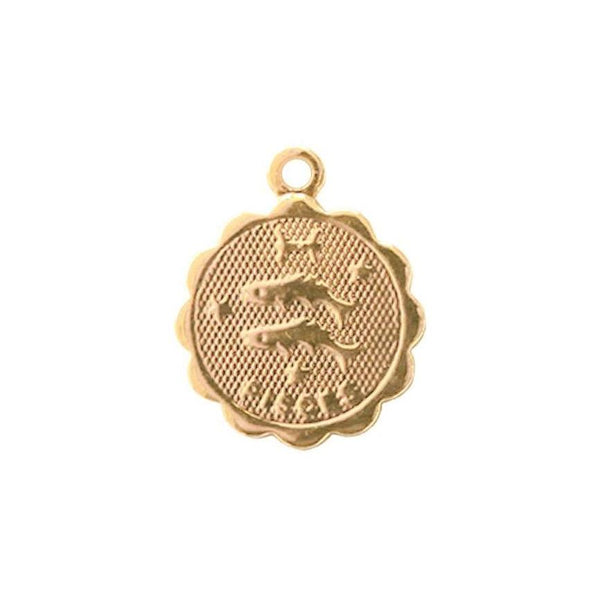 Médaille Astro Or Fin - Poissons