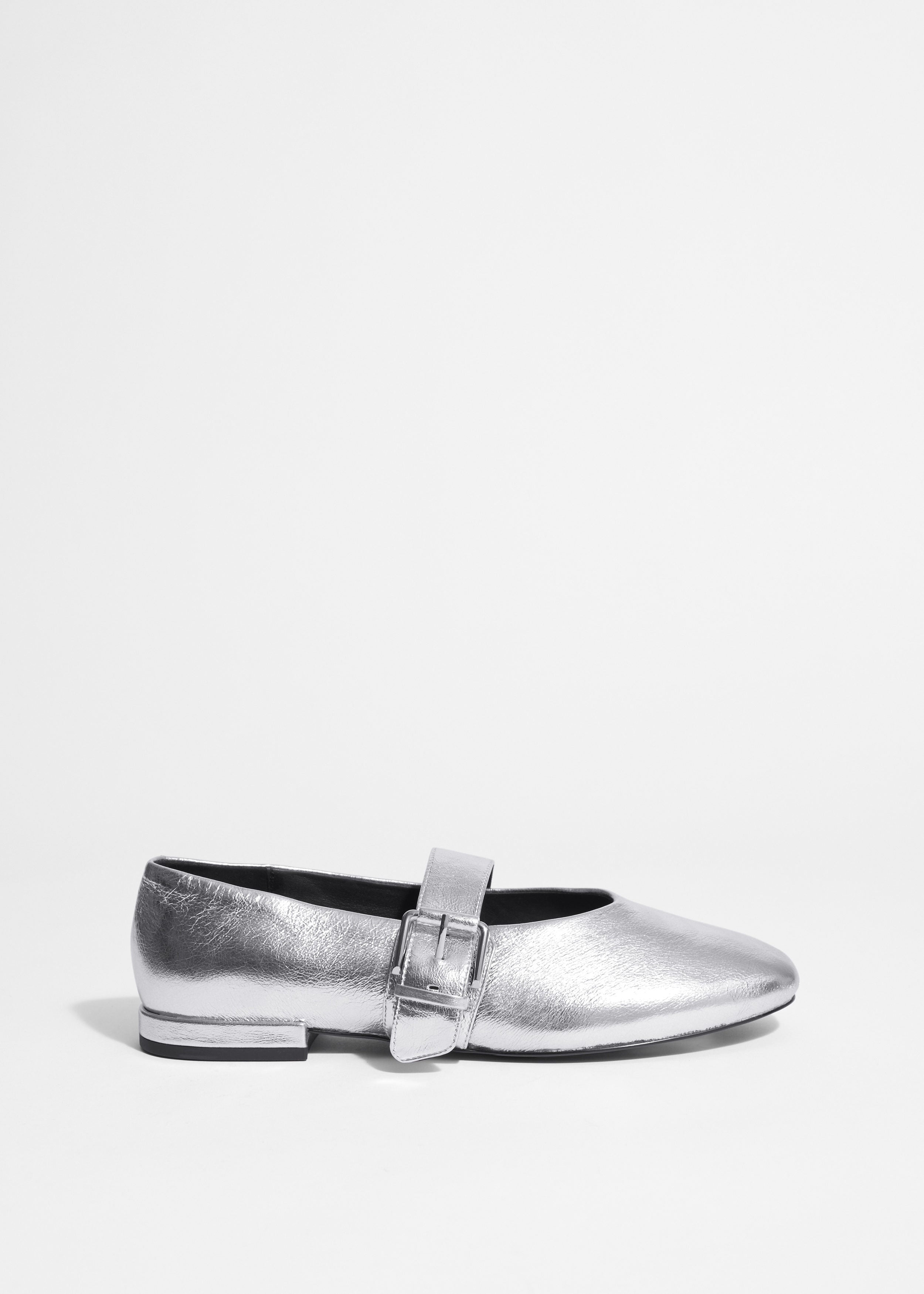 Ballerines Alessa À Brides Croisées - Argentées