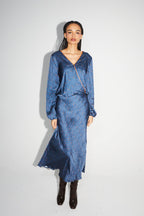 La Jupe Sirène Serena Halo Blue