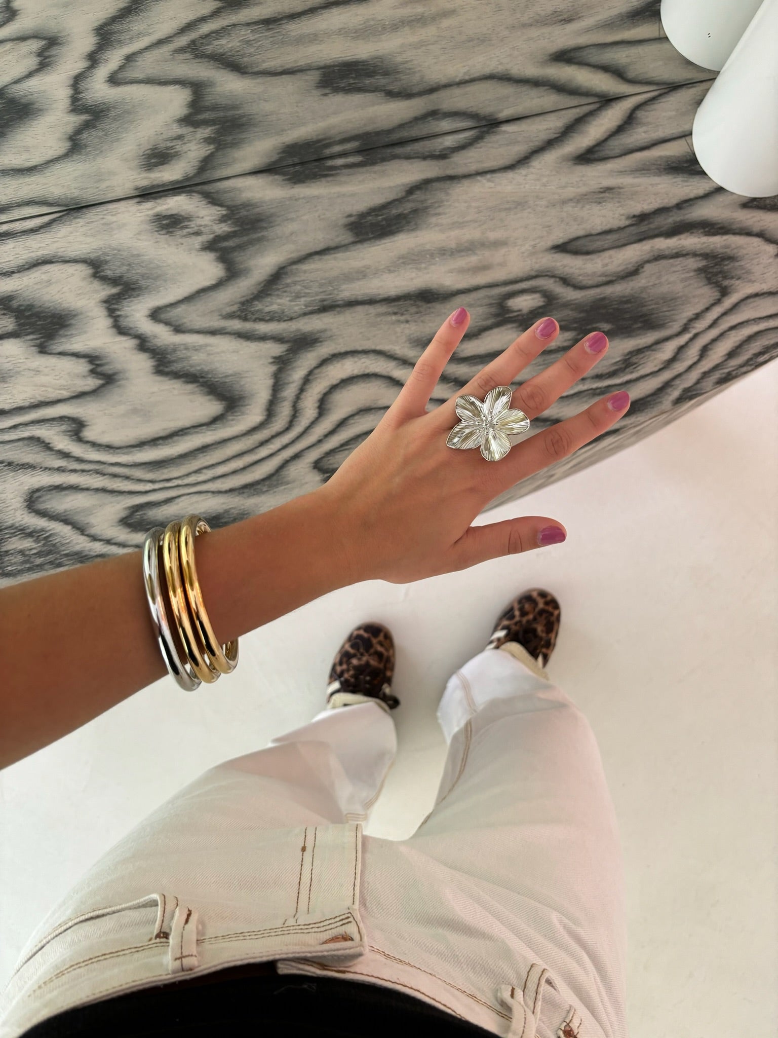 Lot De 2 Bracelets Rigides