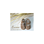 Chaussures Babies Charles Ix Alice À Boucle - Cuir Taupe Irisé - Fille