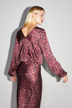 La Blouse Daisy Cache Coeur Réversible Néoléo Bordeaux