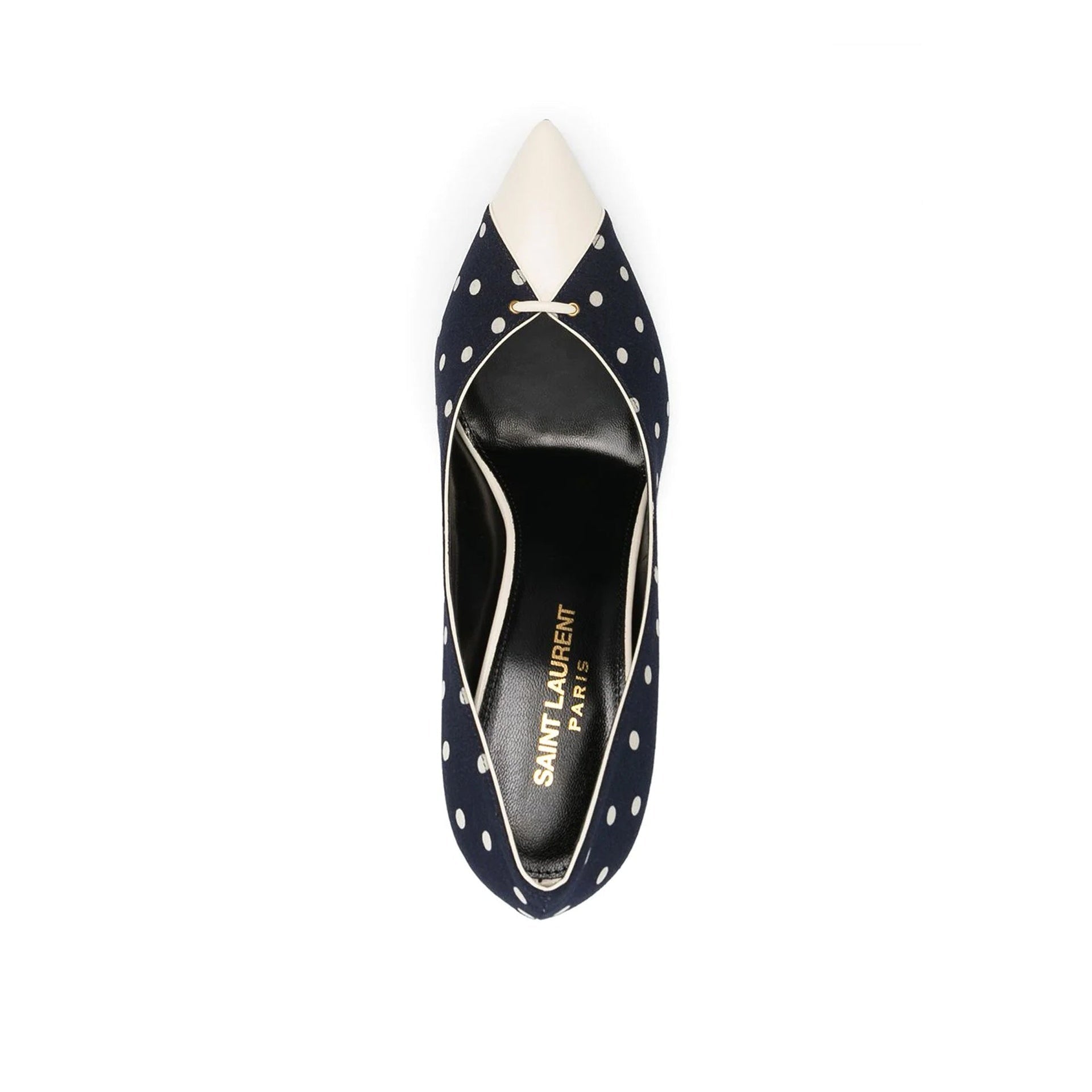 Escarpins Saint Laurent Lola Polka Dot-Print - Blue - Femme