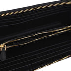 Prada - Portefeuille Leather Logo - Femme - Black