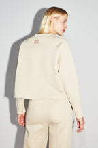 Le Sweatshirt Sofia Jersey Lurex Beige