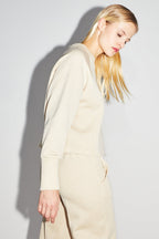 Le Sweatshirt Sofia Jersey Lurex Beige