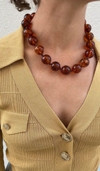 Collier Terracotta Pearl