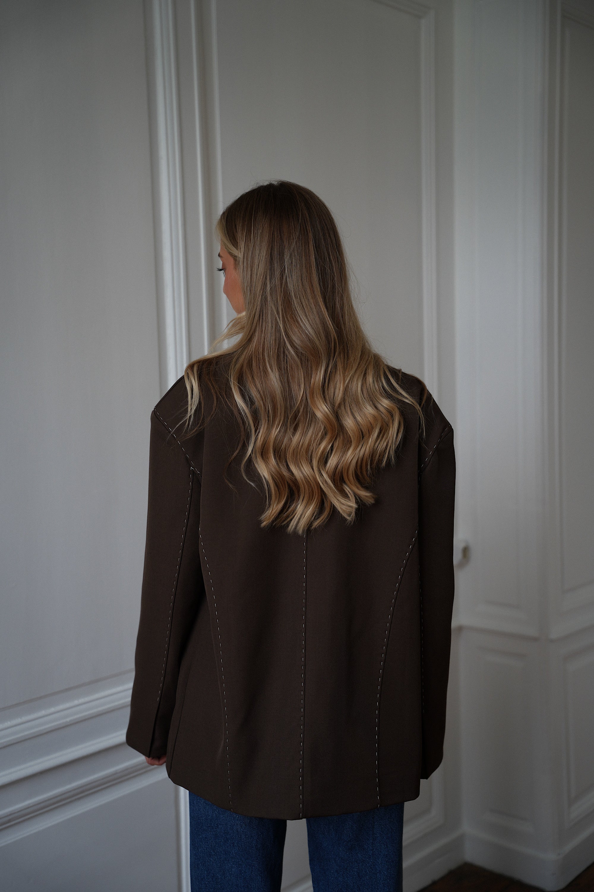 Veste Blazer Flavie - Chocolat