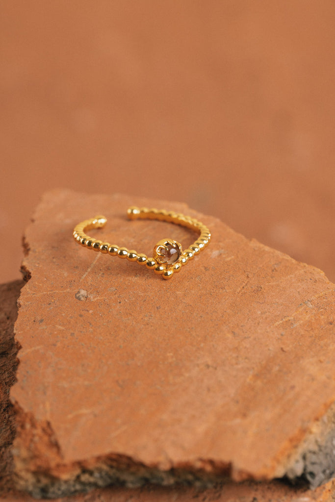Bague Venise - Quartz Fume