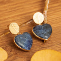 Boucles D'Oreilles Mona - Sodalite