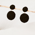 Boucles D'Oreilles Pepita - Noir