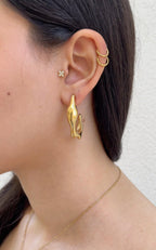 Boucles D'Oreilles Bone Hoops