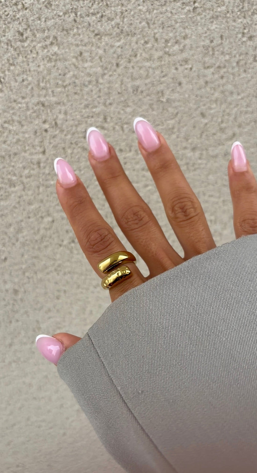 Bague Hammered Embrace