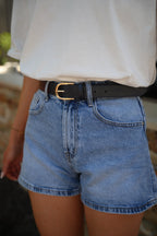 Ceinture Cuir Dallia - Marine