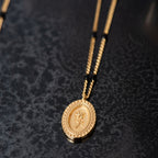 Collier Fleur - Noir