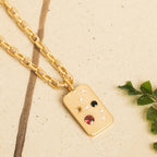 Collier Jany - Grenat