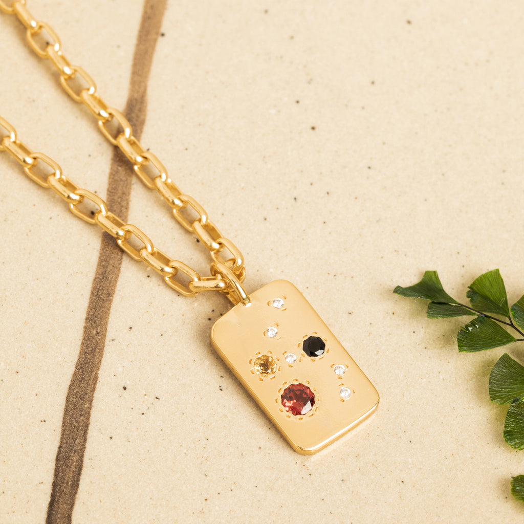 Collier Jany - Grenat