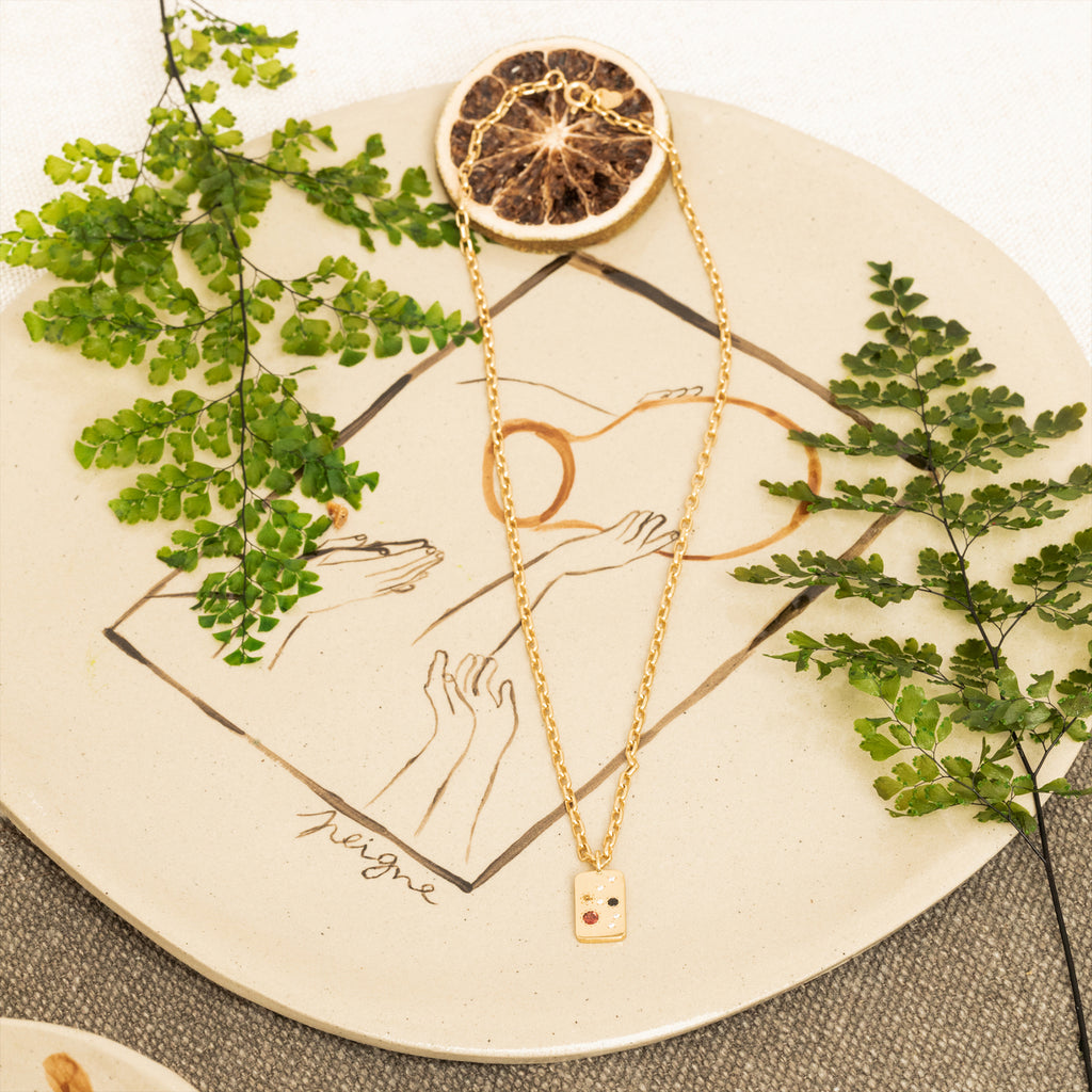 Collier Jany - Grenat