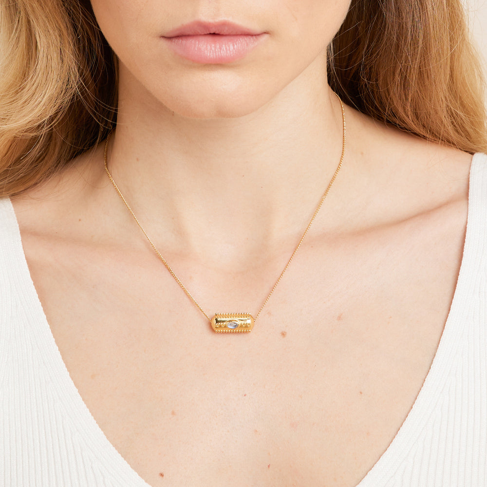 Collier Anika - Pierre De Lune Blanche