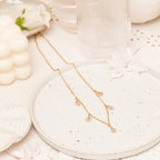 Collier Neila - Amazonite & Opale Rose