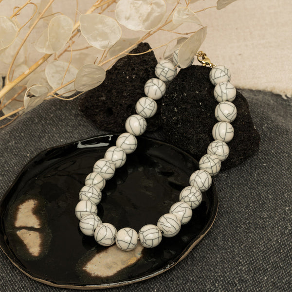 Collier Valmont - Blanc Marbre