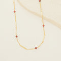 Collier Gaela - Grenat