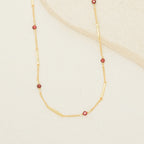 Collier Gaela - Grenat