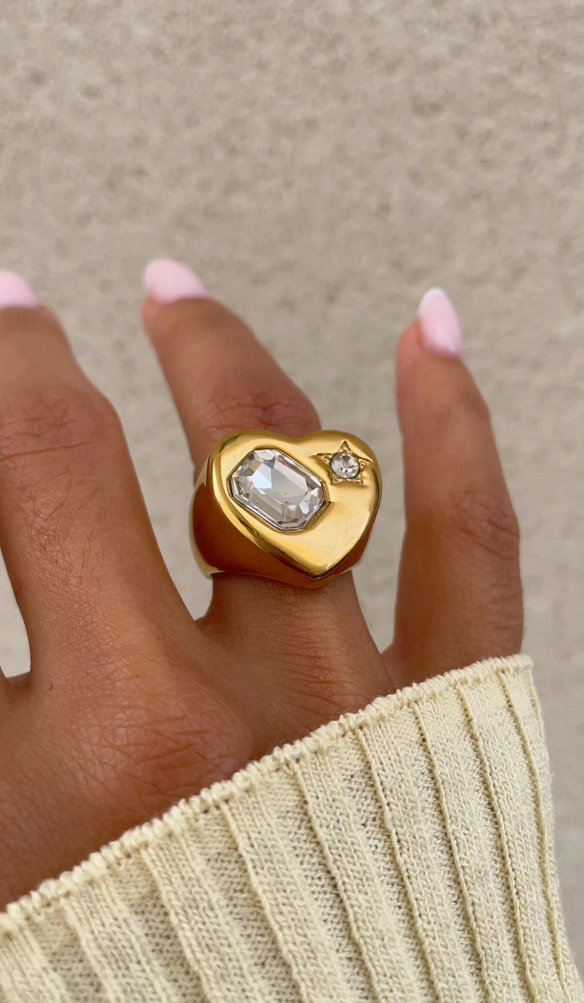 Bague Heart Shine