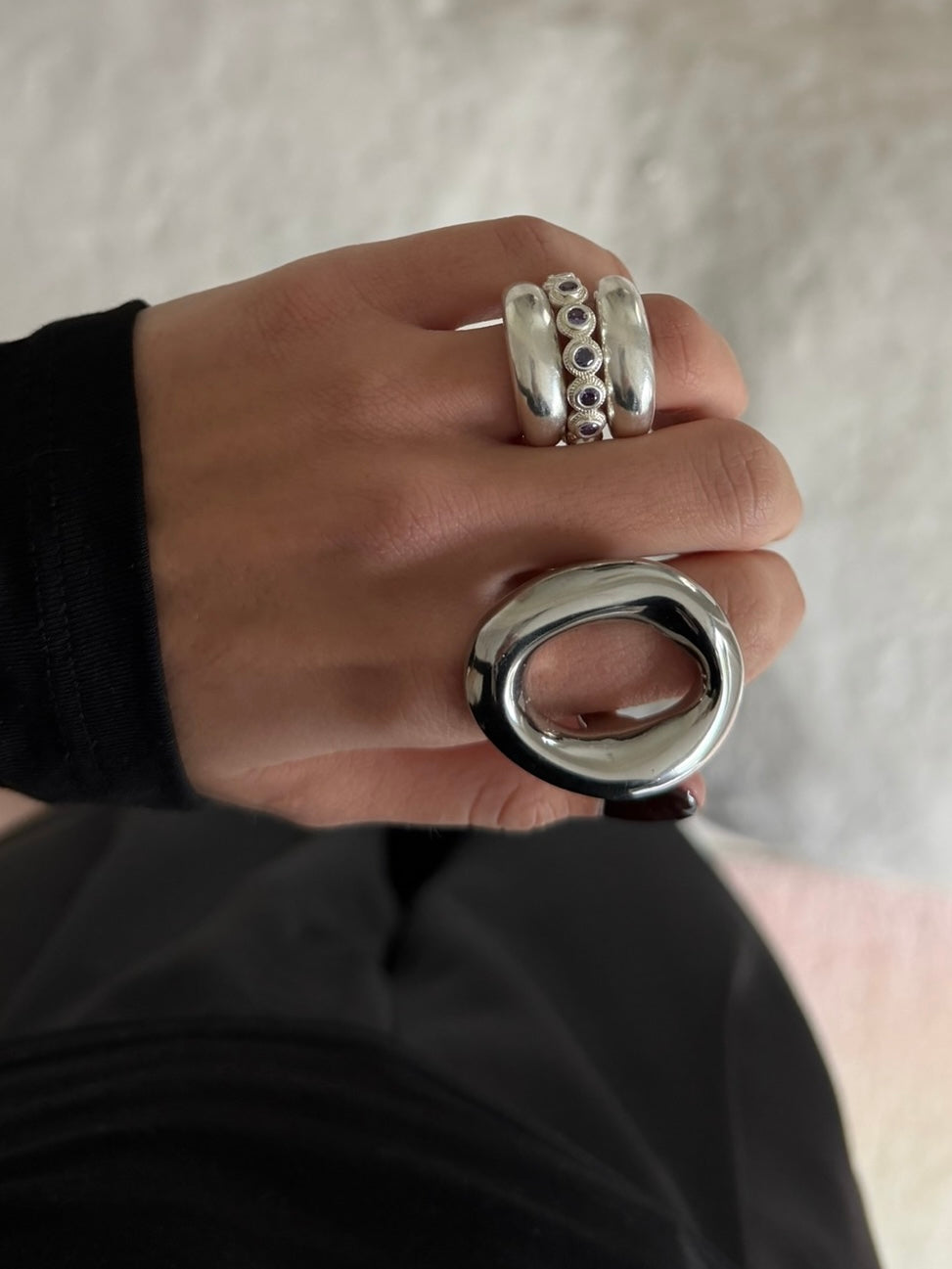 Bague Must Plateado