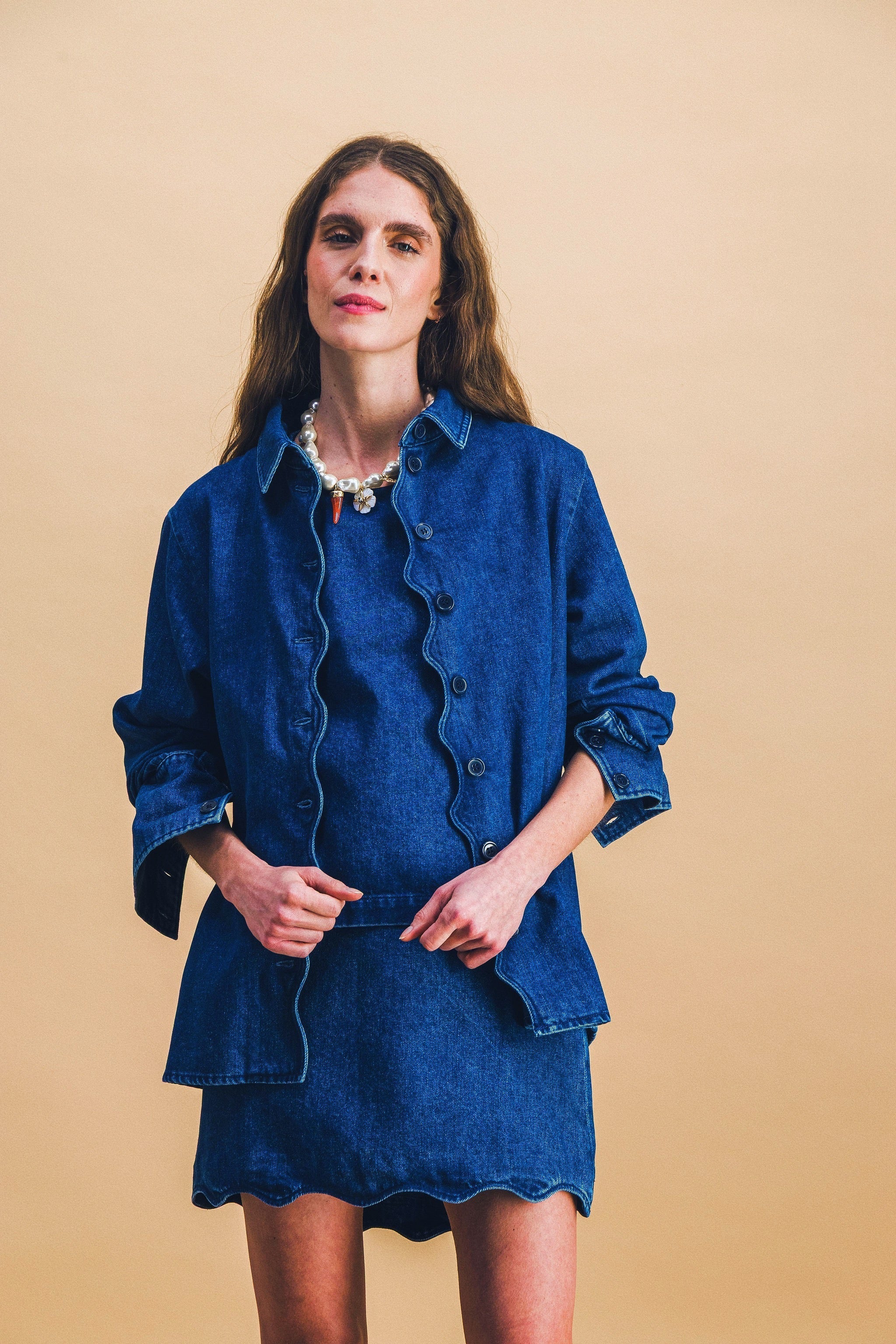 Jupe Brune Denim