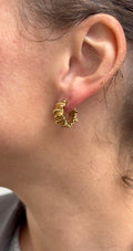 Boucles D'Oreilles Mini Wrinkled