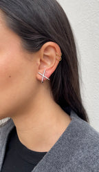 Boucles D'Oreilles Cross