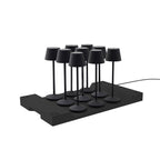 Emily - Lampe De Table Sans Fil - Acier - Noir
