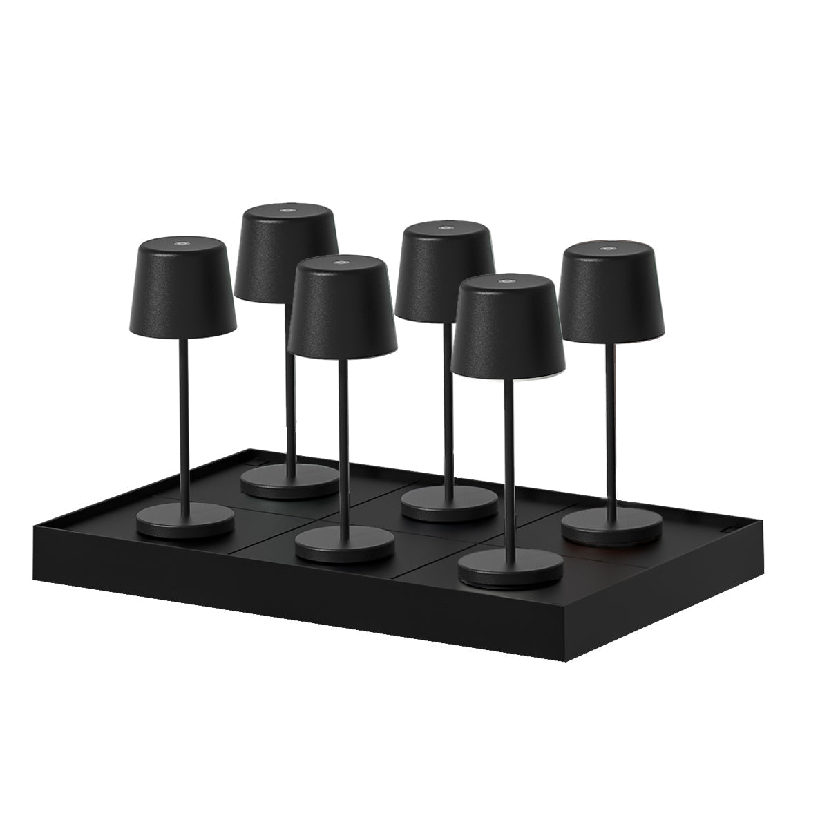Kelly Mini - Lampe De Table Sans Fil - Acier - Noir