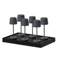 Kelly Mini - Lampe De Table Sans Fil - Acier - Gris Anthracite