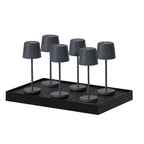 Kelly Mini - Lampe De Table Sans Fil - Acier - Gris Anthracite